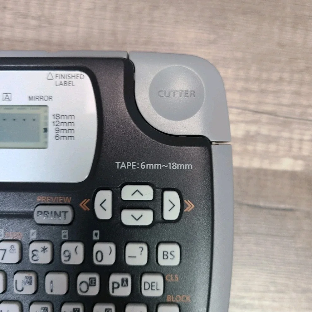 Casio EZ Label Printer Label It‎ KL-120 - TESTED WORKING W/ 12mm Label Tape